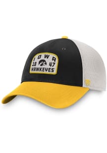 Top of the World Iowa Hawkeyes Inherit Meshback Design Adjustable Hat - Black