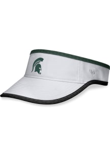 Top of the World Michigan State Spartans Mens White Daybreak Design Adjustable Visor