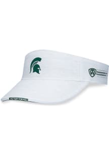 Top of the World Michigan State Spartans Mens White Flare Design Adjustable Visor