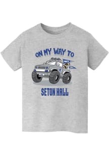 Vive La Fete Seton Hall Pirates Youth Grey On My Way Short Sleeve T-Shirt