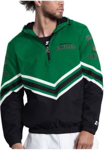 Starter Philadelphia Eagles Mens Kelly Green Retro Fairplay Pullover Jackets