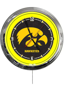 Iowa Hawkeyes Multi Color LED Wall Clock