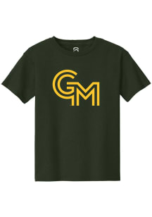 Summit Sportswear George Mason University Youth Green Primary Logo Short Sleeve T-Shirt