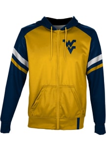 ProSphere West Virginia Mountaineers Mens Gold Old School Light Weight Jacket