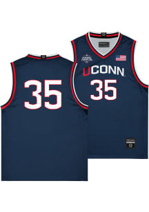 Azzi Fudd   UConn Huskies Navy Blue NIL Jersey