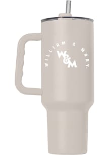 Logo Brands William & Mary Tribe 40oz Powder Coat Stainless Steel Tumbler - Green