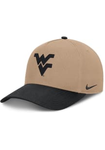 Nike West Virginia Mountaineers Rise Structured A Frame Adjustable Hat - Brown