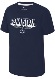 Colosseum Penn State Nittany Lions Toddler Navy Blue Tryouts Short Sleeve T-Shirt