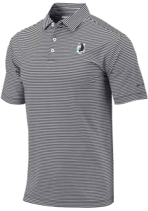 Columbia Minnesota United FC Mens Black Primary Heat Seal Omni Wick Club Invite Short Sleeve Polo