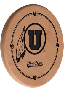 Utah Utes Laser Engraved Sign - Brown