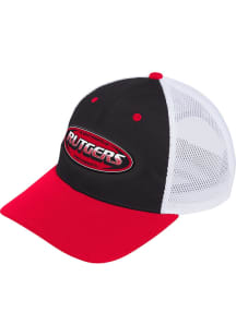 Adidas Rutgers Scarlet Knights Relax Trucker Adjustable Hat - Black