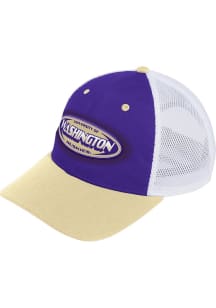 Adidas Washington Huskies Relax Trucker Adjustable Hat - Purple
