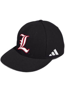 Adidas Louisville Cardinals Mens Black Fitted Mesh Style Fitted Hat