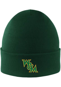 LogoFit William & Mary Tribe Green Northpole Cuffed Mens Knit Hat