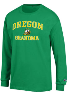 Champion Oregon Ducks Green Grandma Jersey Long Sleeve T Shirt