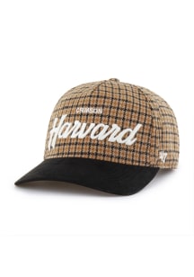 47 Harvard Crimson Shepherds Check Hitch Adjustable Hat - Brown
