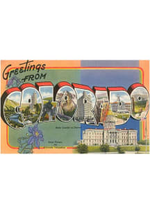 Colorado Greetings from Colorado Vintage Postcard