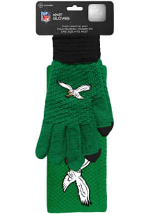 Philadelphia Eagles Waffle Knit Glove Set Mens Gloves