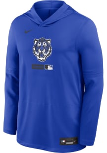 Nike Detroit Tigers Mens White Authentic Collection City Connect Long Sleeve Lightweight Hoodie