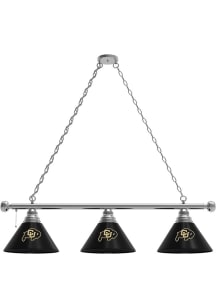 Colorado Buffaloes 3 Shade Silver Billiard Lamp