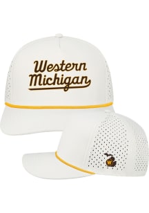Western Michigan Broncos Cut Above Adjustable Adjustable Hat - White