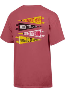 Gear For Sports Maryland Terrapins Red Comfort Wash Short Sleeve T Shirt