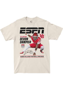 Devon Dampier Utah Utes Ivory ESPN Cover Short Sleeve Fashion Player T Shirt