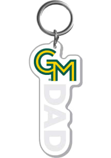 George Mason University Dad Acrylic Keychain - Green