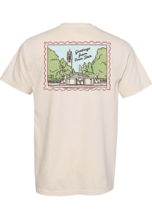 Summit Sportswear Iowa State Cyclones Womens Ivory Postcard Short Sleeve T-Shirt