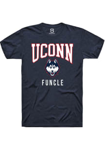 Summit Sportswear UConn Huskies Navy Blue Funcle Short Sleeve T Shirt