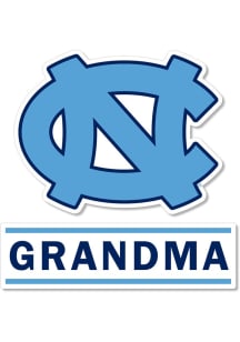 North Carolina Tar Heels 3 Inch Grandma Auto Decal - Light Blue