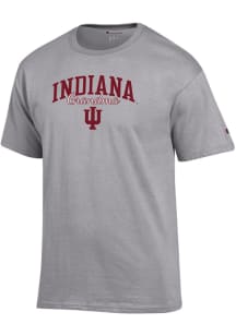 Champion Indiana Hoosiers Grey Grandma Script Jersey Short Sleeve T Shirt