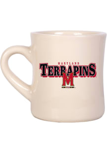 Maryland Terrapins 12oz Diner Ceramic Mug - White