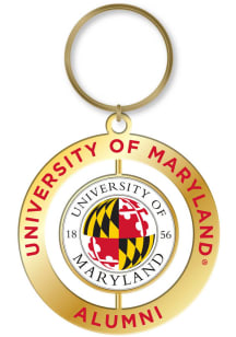 Maryland Terrapins Alumni Spinner Keychain - Red