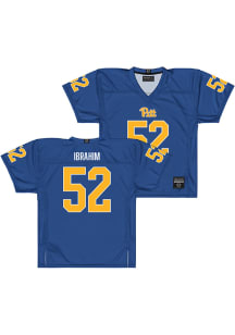 Abraham Ibrahim  Campus Ink Pitt Panthers Blue NIL Football Jersey
