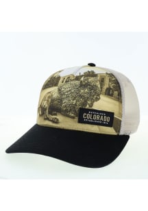 Legacy Colorado Buffaloes Campus Landmark 5-Panel Trucker Adjustable Hat - Gold