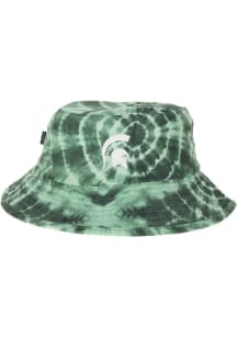 Michigan State Spartans Green Tie Dye Mens Bucket Hat