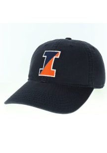 Illinois Fighting Illini Relaxed Twill Adjustable Hat - Navy Blue