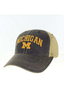 Legacy Michigan Wolverines Blue Old Favorite Trucker Youth Adjustable Hat