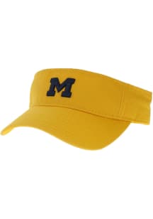 Michigan Wolverines Mens Yellow Tennis Adjustable Visor