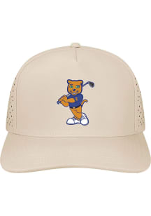 Pitt Panthers Golfing Roc Cut Above Adjustable Hat - Natural