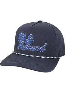 Tulsa Golden Hurricane 11th & Harvard Caddy Adjustable Hat - Navy Blue
