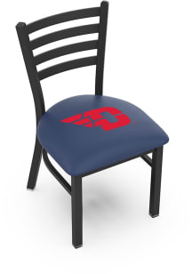 Dayton Flyers Stationary Black Wrinkle Finish Pub Stool - Black