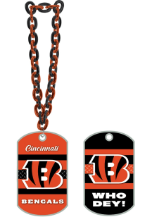Cincinnati Bengals Jumbo Dog Tag Fan Chains