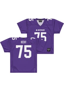 Sam Hecht   K-State Wildcats Purple NIL Purple Football Jersey
