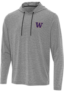 Antigua Washington Huskies Mens Navy Blue Changeover Long Sleeve Hoodie