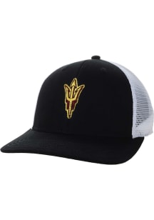 Legacy Arizona State Sun Devils Pitchfork Mid Pro Snap Trucker Adjustable Hat - Black