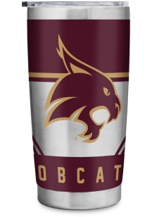 Texas State Bobcats 20oz Stainless Steel Tumbler - Silver