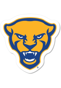 Pitt Panthers 2" Panther Head Dizzler Stickers - Blue