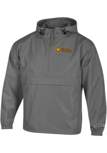Champion Western Michigan Broncos Mens Grey Packable Light Weight Jacket